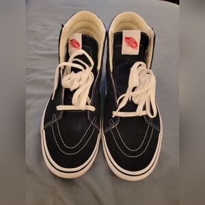 Vans Skate Sk8-Hi Sneakers Navy/White Size 13